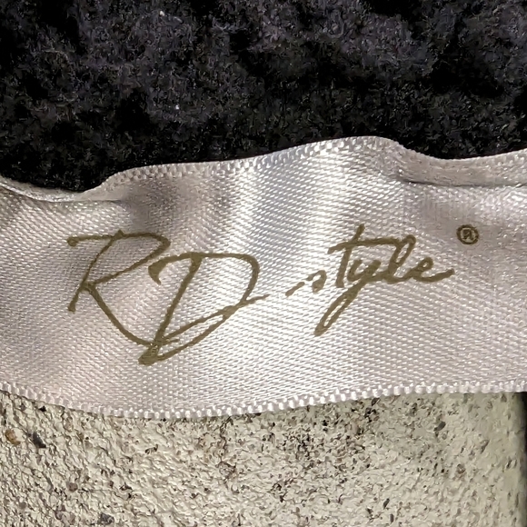 RD style, saks on 5th lightweight popover, sharpa pullover black Sz S - Picture 11 of 12